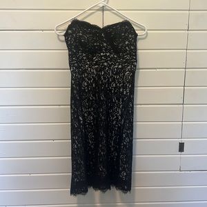 White House Black Market Strapless Cocktail Dress